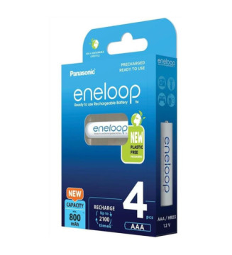 Eneloop Pack 4 Piles Rechargeables Micro AAA 800mAh