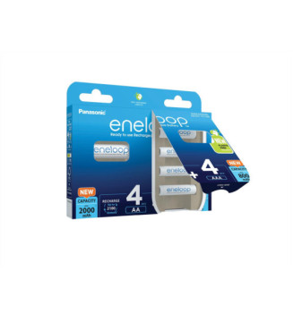 Eneloop Combipack Piles Rechargeables 4xAA (2000 mAh)+4xAAA (800 mAh)