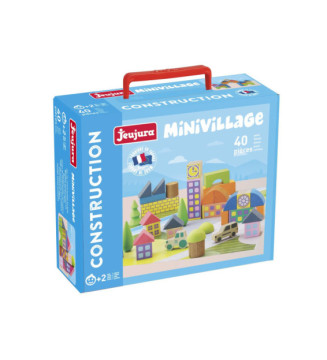 Minivillage de 40 pièces en hêtre Massif