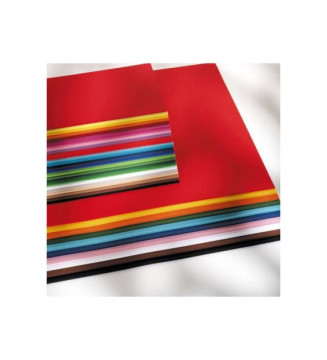 Pack 10 Feuilles Papier de couleur 50 x 70cm 130g Gris Clair