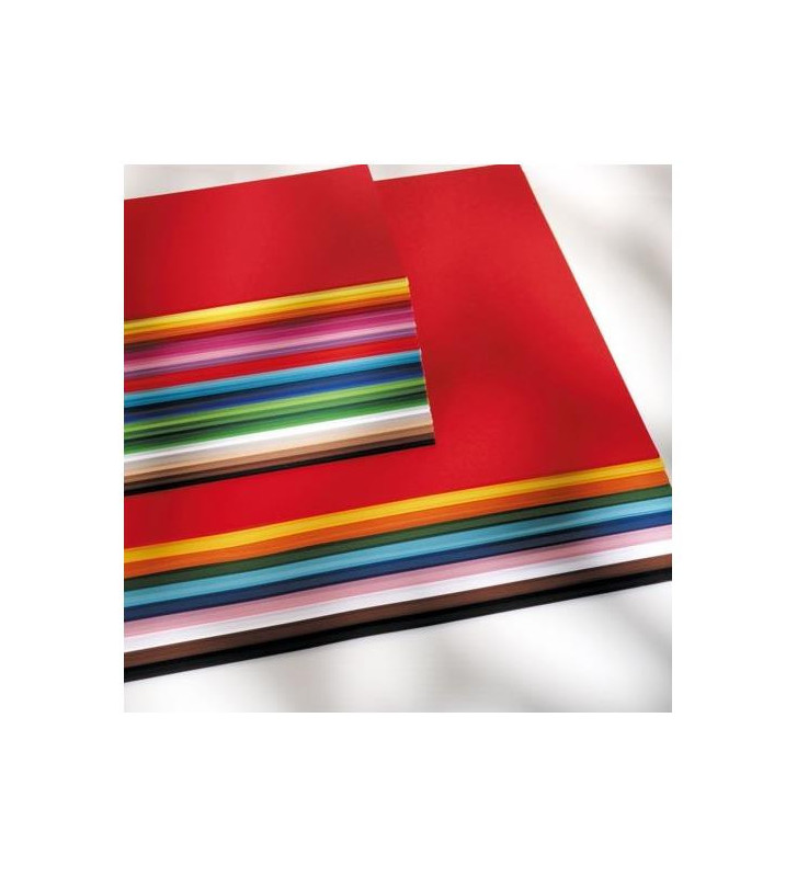 Pack 10 Feuilles Papier de couleur 50 x 70cm 130g Gris Clair
