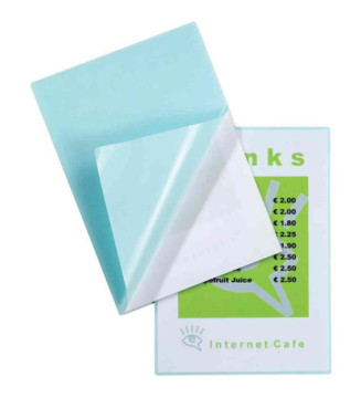 Lot de 100 Peel`n Stick Pochettes A4 2x100mic brillantes