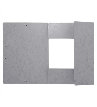 Chemise à élastiques Maxi capacity carte lustrée 425g - A4 - Gris