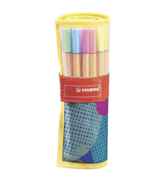 Stylo feutre pointe fine Point 88 Rollerset 25 stylos-feutres dont 5 Fluo Edition limitée Indiv...