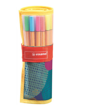 Stylo feutre pointe fine Point 88 Rollerset 25 stylos-feutres dont 5 Fluo Edition limitée Indiv...