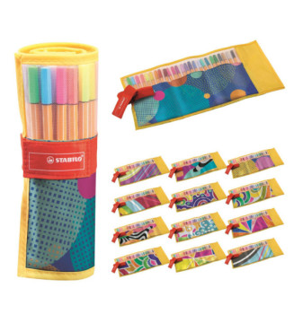 Stylo feutre pointe fine Point 88 Rollerset 25 stylos-feutres dont 5 Fluo Edition limitée Indiv...