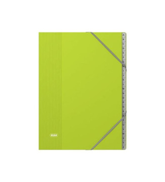 Trieur COLOR LIFE 24 compartiments Alphabétique carte pelliculée 7/10e Coloris Aléatoire