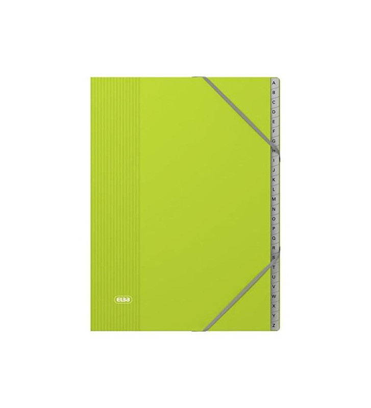 Trieur COLOR LIFE 24 compartiments Alphabétique carte pelliculée 7/10e Coloris Aléatoire