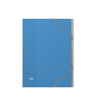 Trieur COLOR LIFE 24 compartiments Alphabétique carte pelliculée 7/10e Coloris Aléatoire