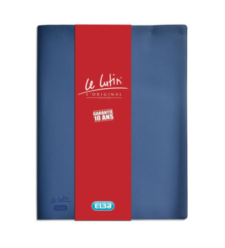Protège-documents Le Lutin Original PVC 40 Pochettes 80 Vues Bleu
