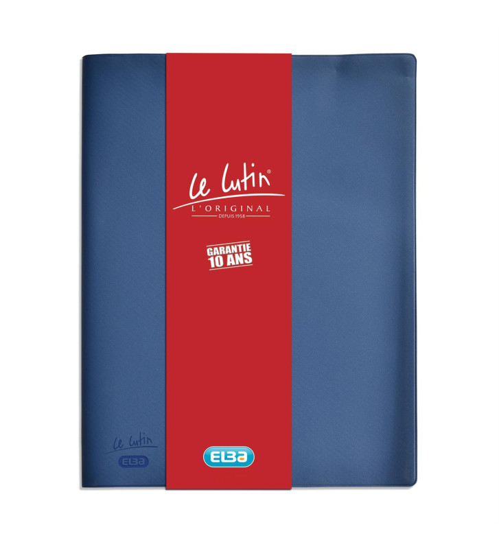 Protège-documents Le Lutin Original PVC 40 Pochettes 80 Vues Bleu