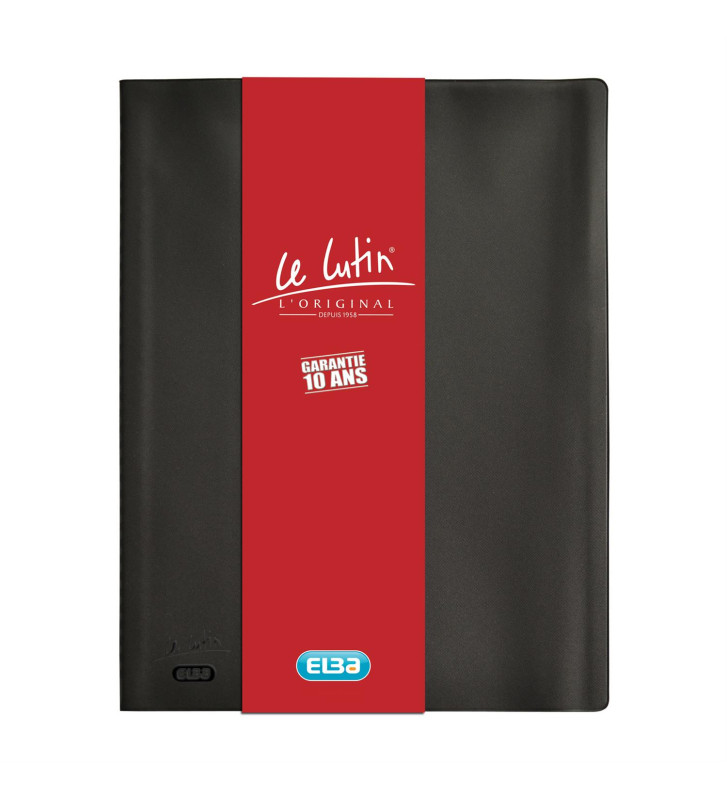Protège-documents Le Lutin Original PVC 10 Pochettes 20 Vues Noir