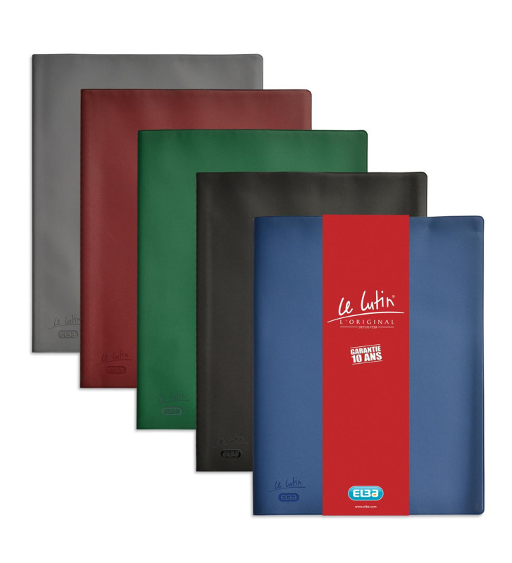 Protège-documents Le Lutin Original PVC 40 Pochettes 80 Vues Coloris Aléatoire