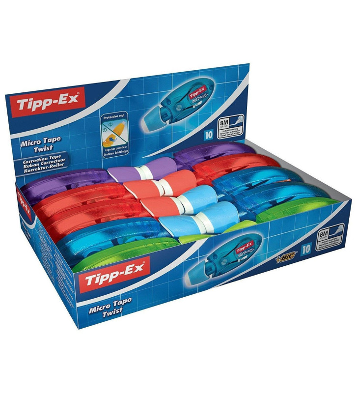 Boîte de 10 Ruban 5 mm x 8 m - Correction instantanée, propre et précise