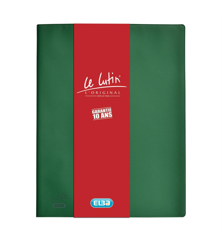 Protège-documents Le Lutin Original PVC 30 Pochettes 60 Vues Vert
