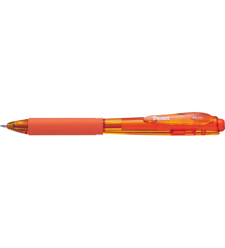Stylo Bille Rétractable WOW BK440 Grip Triangulaire Pointe Moyenne Orange