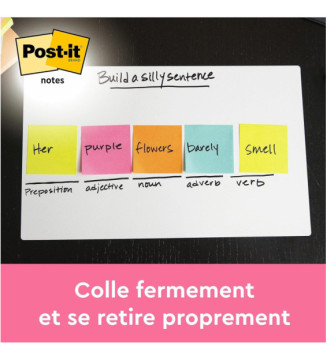 Pack de 12 Bloc-note Adhésif 38 x 51 mm Poptimistic