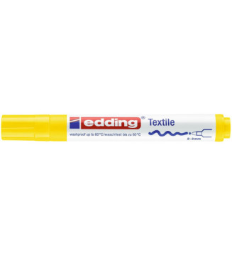 Marqueur pour textiles 4500 jaune 2-3 mm