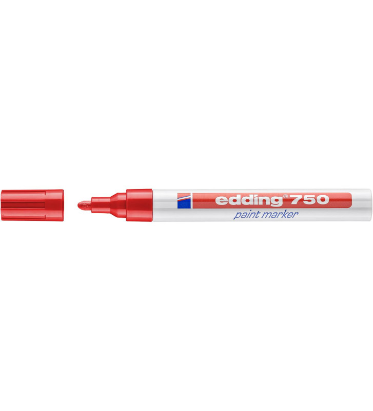 Marqueur Peinture 750 Rouge Pointe Ronde 2-4 mm
