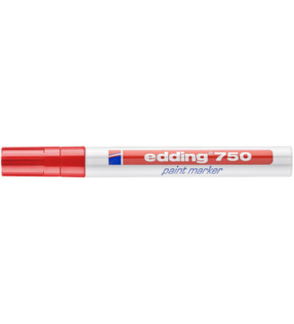 Marqueur Peinture 750 Rouge Pointe Ronde 2-4 mm