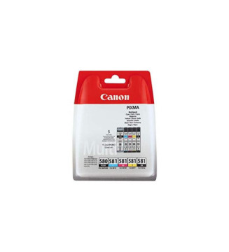 Pack 5 Cartouche Jet d'encre Original N+C+M+J PGI580 / CLI581