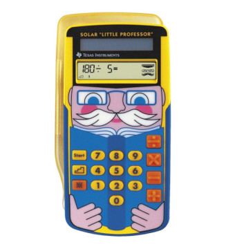 Calculatrice scolaire LITTLE PROFESSOR solaire