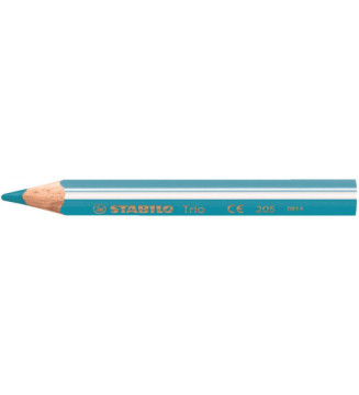 Etui de 12 Crayons de couleur Trio COURT Triangulaire large Assortis