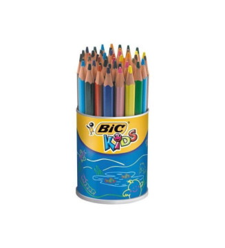 Pot de 48 crayons de couleur ECO KIDS EVOLUTION TRIANGLE 12 Couleurs