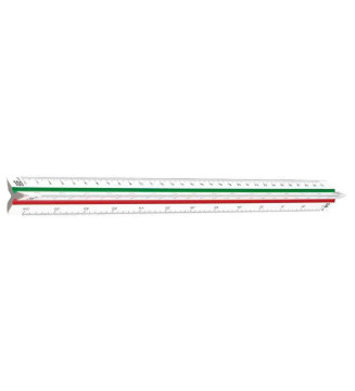 Echelle de réduction Kutch Ingenieur 1:2, 1:5, 1:10, 1:25, 1:50, 1:100