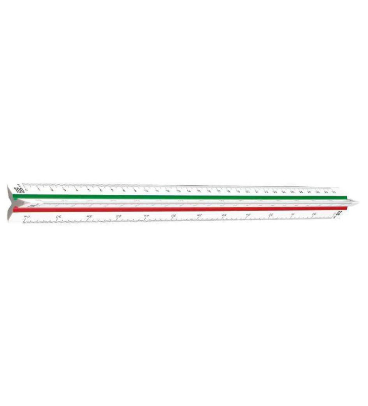Echelle de réduction Kutch Ingenieur 1:2, 1:5, 1:10, 1:25, 1:50, 1:100