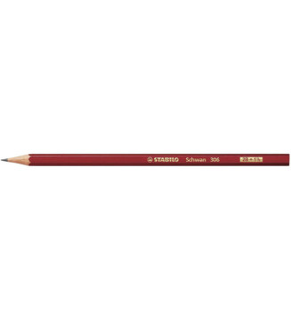 Pack de 6 crayons papier Graphite Swano tête coupée HB