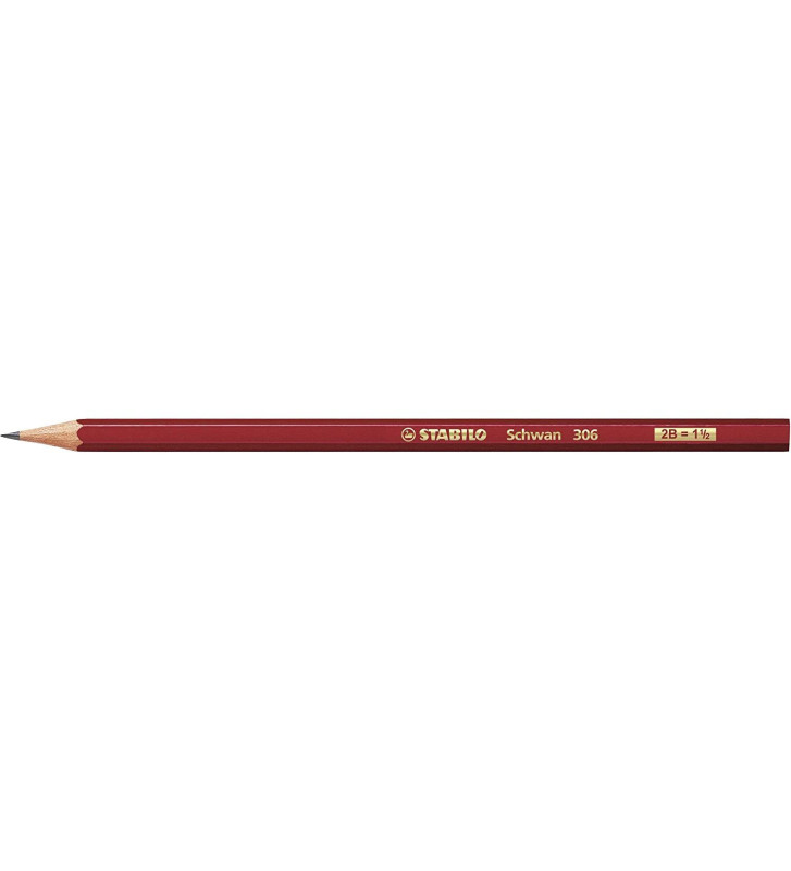 Pack de 6 crayons papier Graphite Swano tête coupée HB