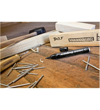 Marqueur Permanent 2000 c blister de 1 noir b2c 1,5-3 mm