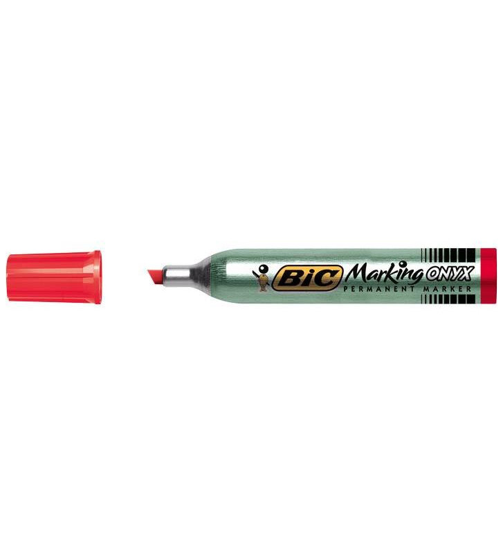 Marqueur Permanent MARKING ONYX 1591 MAXI Pointe Biseau 2,7 à 6,2 mm Rouge