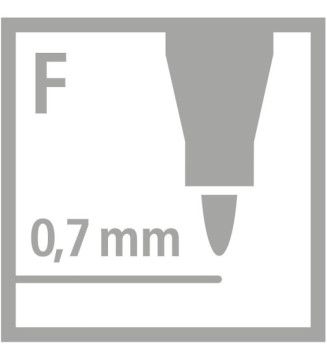 Feutre pour Transparent OHPen encre soluble Pointe fine bleu