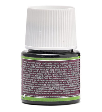 Flacon 45ml peinture VITRAIL transparent Violet Rouge