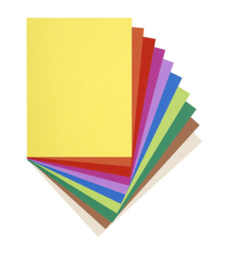 Paquet de 100 chemises FLASH 220 100% recyclé - 24x32cm - Couleurs assorties