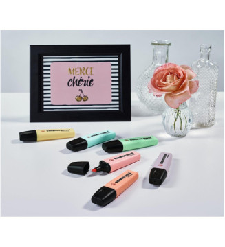 Etui de 6 surligneurs STABILO BOSS ORIGINAL Pastel Assortis