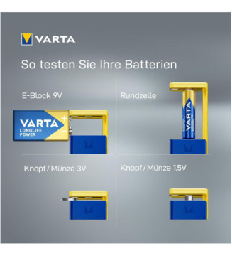 Testeur de Piles LCD Numérique pour Piles, Batteries et Piles Boutons