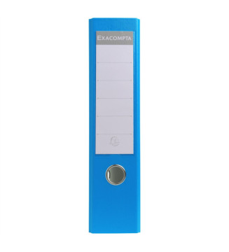 Classeur à levier polypropylène dos de 75mm Bleu clair