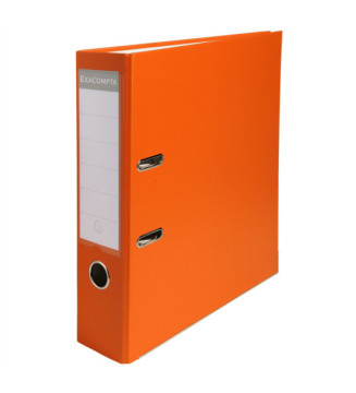 Classeur à levier polypropylène dos de 80mm, orange