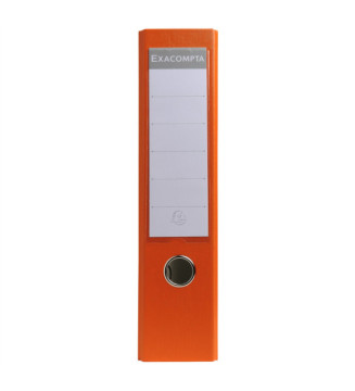 Classeur à levier polypropylène dos de 80mm, orange