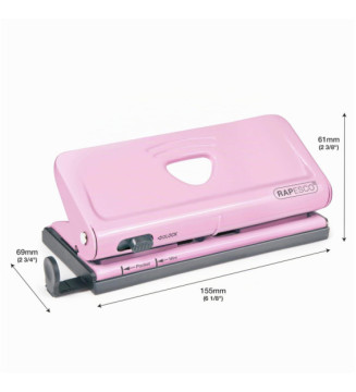Perforateur multi-trous pour agenda, rose