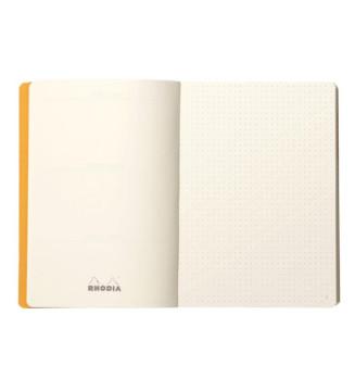 Carnet d'organisation GoalBook BEIGE A5 DOT 240p numérotées 90g ivoire
