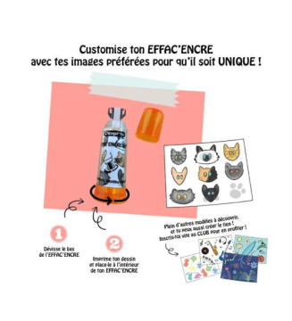 Roller de Correction Effac'Encre 360° tête rotative Blanc