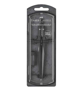 Compas à réglage rapide STREAM Diam 34 cm Noir