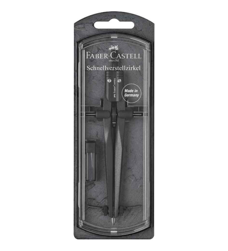 Compas à réglage rapide STREAM Diam 34 cm Noir