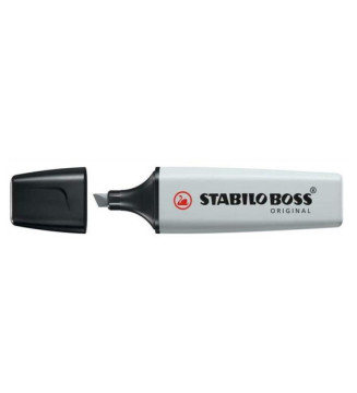 Surligneur BOSS ORIGINAL Pastel pointe Biseau 2 - 5 mm Poudre de Gris