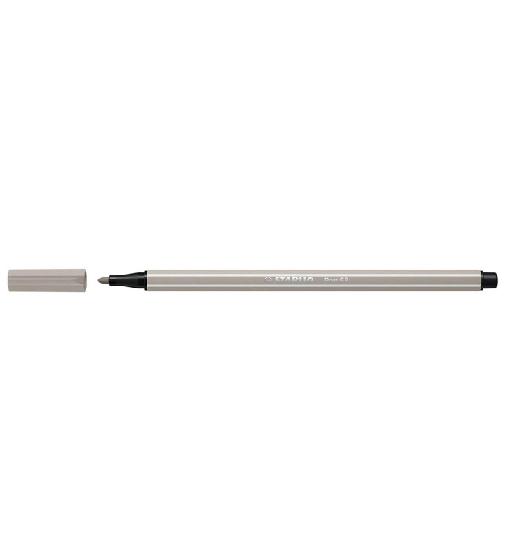 Stylo feutre Dessin Pen 68, gris perle