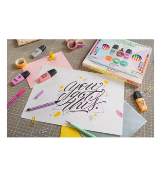 Godet de 72 crayons graphite Swano pastel - bout gomme - HB